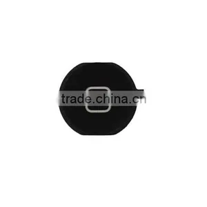 Cell Phone BLACK White Home Menu Button Flex Cable + Key Cap Assembly for Apple IPhone 4 4s thumbnail-4