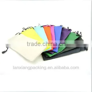 Fancy Colorful Drawstring Microfiber Travel Pouch thumbnail-1