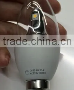TIWIN 4W LED Candle 5700K Flame White Body With CE,RoHS&TUV Certification thumbnail-5