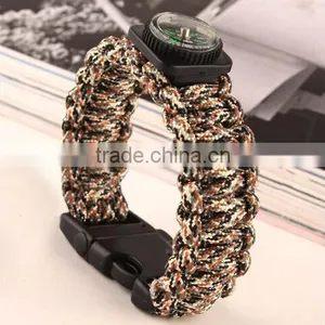 Survival Military Bracelets With Compass thumbnail-1