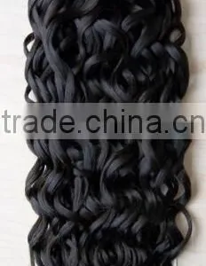 Wholesale Brazilian Bulk Hair Extensions Afro Kinky Straight Coarse Yaki Synthetic Hair For Braiding thumbnail-1