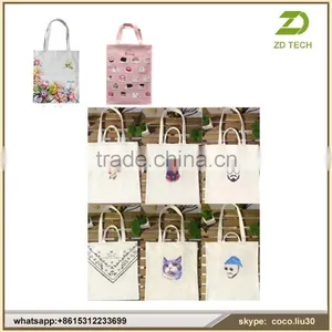 OEM Production Shopping Tote Bag ,custom Standard Size Canvas Tote Bag ZDS2003 thumbnail-1
