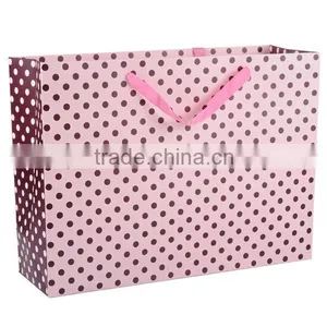 Luxury Small Dots Print Paper Gift Bag thumbnail-3