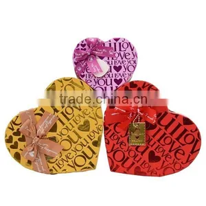Sweet Heart Shape Paper Wedding Gift Box thumbnail-1