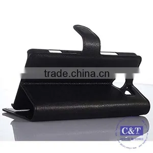 C&T High Quality Leather Flip Cover for Microsoft Lumia 950 thumbnail-6