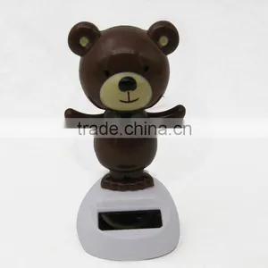 Flip Flap Solar Bear ,solar Dancing Flower,Automotive Decoration thumbnail-3