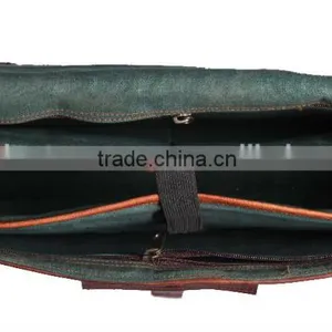 HandMade Vintage Leather Messenger Bags Cross Body Bag thumbnail-2