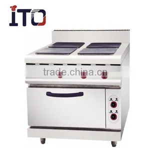 CH-SQ905A Freestand Commercial 4 Burner Electric Hot Plate With Oven thumbnail-1