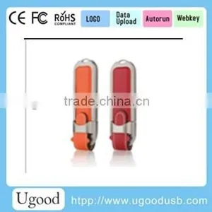 Wholesale Leather Flash Memory, Promotion Gift USB Pen Drives,Customized Logo USB Storage With Capacity Optional thumbnail-1