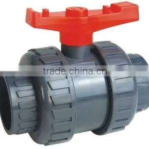 Plastic UPVC Ball Valve DIN ANSI BS JIS Standrard PN16 thumbnail-1
