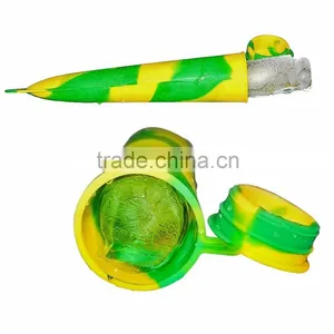 Colorful Rainbow Look Novelty Silicone Ice Pop Mold With Lid thumbnail-2