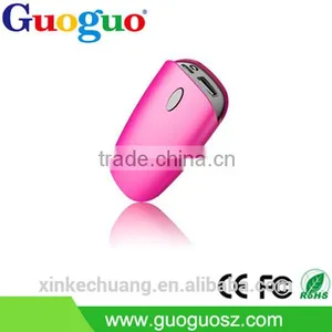 Guoguo Wholse High Quatlity 18650 Power Bank Colorful Slim Portable Led Light 3600mAh Mobile Power Pack thumbnail-1