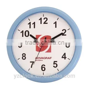 8 Inch Plastic Clock Round Wall Clocks YZ-3521B thumbnail-1