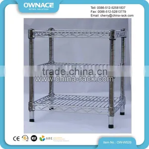 Heavy Duty Chrome Metal Wire Display Rack For Housedold thumbnail-3