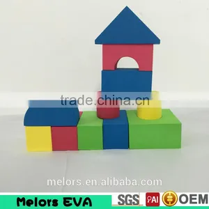Melors Kids EVA Clolor Foam Building Blocks Toys Free Samples Mini Building Block Model, Multi-purpose Eva Block thumbnail-3
