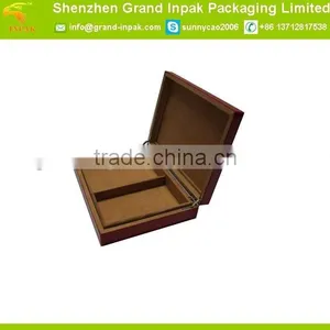 Lightweight Finished Wood Cigar Box thumbnail-2