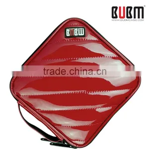 Wholesale ALL COLORS PU Leather Square CD Bag,CHEAP DVD VCD Case thumbnail-6