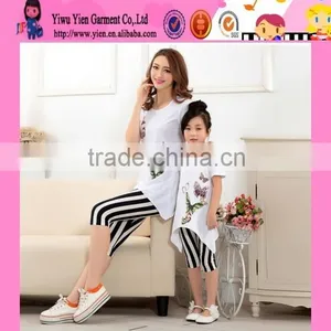Fashion Hot Sale Korean Style Family Clothes Boutique Store High Quality Family Clothes For Mother And Daughter thumbnail-4