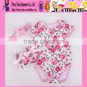 Baby Boutique Summer Infant Clothes Sets Cotton Short Sleeve Summer Infant Clothes Sets thumbnail-1
