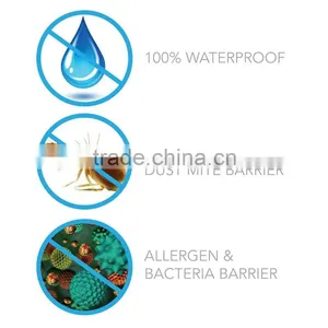 Cheap Soft Waterproof Terry Towel Elastic Cotton Fitted Anti Bug Mattress Sheet thumbnail-2