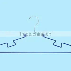 Blue Finished Non-Slip PVC Coated Cloth Hanger thumbnail-4
