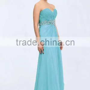 Sexy Formal Chiffon off Shoulder Bead Evening Dresses China thumbnail-2