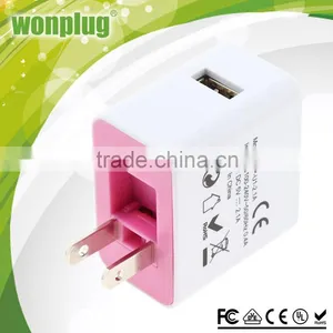 1*USB Output America/Japan Single Plug Mobile Phone Charger thumbnail-1