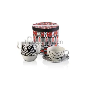 HJCF006-271 CHAOZHOU NEW DESIGN COFFEE FOR ONE CERAMIC COFFEE CUP thumbnail-1