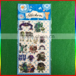 Embossed PVC Stickers Animals Stickers With Silver Edge thumbnail-1