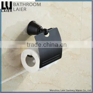 Contemporary Luxury Bathroom Design Covered Zinc Alloy ORB Bathroom Accessories Wall Mounted Toilet Paper Holder thumbnail-1