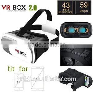 2015 Google Cardboard 2nd Generation VR BOX 2.0 Virtual Reality 3d Glasses for Movies and Games for Smart Phones thumbnail-6