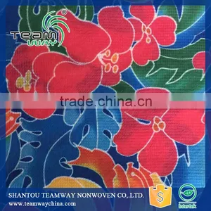 Flower Heat Transfer Printing Stitch-bonded Fabric PET Nonwoven thumbnail-1