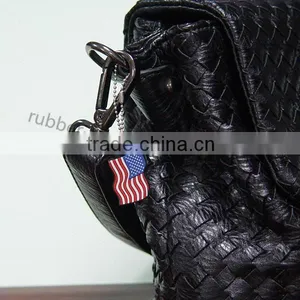 The American Flag Shaped 2d Cheap Custom Soft Pvc Keychain thumbnail-6