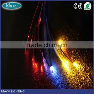 7*0.75 Multi-strand PMMA End Glow Optic Fiber With Black PVC for Humid Area thumbnail-3