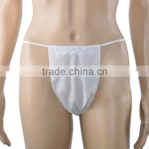 Disposable White Women Sexy G-string Underwear thumbnail-1