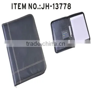 Wholesale 2016 High Quality Custom Business Folder A4 pu Leather Portfolio thumbnail-5