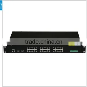 Super Quality and Competitive Price 2G+24 Port Industrial PoE Switch 15.4W/port PSE thumbnail-1