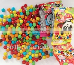 Chocolate Beans Milk Flavor Hard Coated Cocoa Smarties Candy thumbnail-1