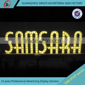 Facty Directy Sale Free Standing Metal Led Signs/advertising Marquee Letter thumbnail-1