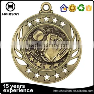 Wholesale Custom Hollow Out Stamping Soft Enamel Iron Zinc Alloy Antique Gold Plated Martial Sport Medal With Ribbon thumbnail-6