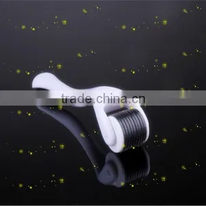 540 Stainless Steel Needles Fixed Tip White Curved Handle Facial Beauty Roller thumbnail-1