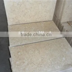 Natural Beige Stone Marble Slab Crema Marfil Marble thumbnail-1