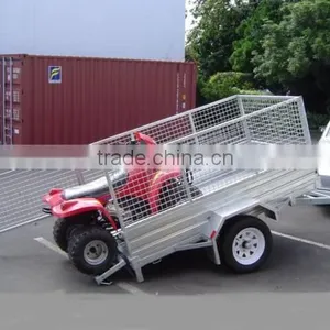7x5 Galvanised Cage Trailer thumbnail-3