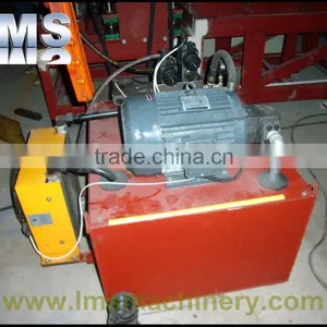 LMS Customized Galvanized Steel Roof Sheet Ridge Cap Roll Forming Machine thumbnail-3