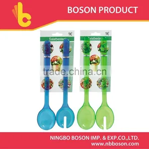 2pk Plastic Color Salad Spoon thumbnail-1