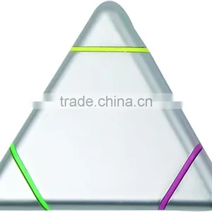 Triangle 3 Colors in 1 Highlighter for Promotion Triangle Shape Items Gifts Clear Highlighter Pen/triangle for Trampoline thumbnail-5