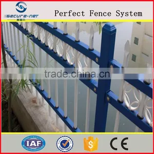 3-rail Steel Ornamental Garden Borded Fence thumbnail-1