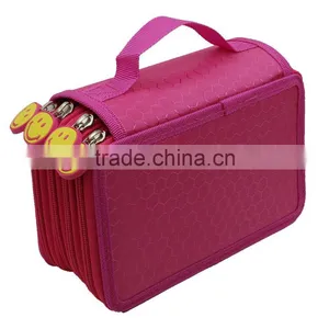 Factory Wholesale Anti Compression Zippered 72 Slots Colored Pencil Pouch thumbnail-6