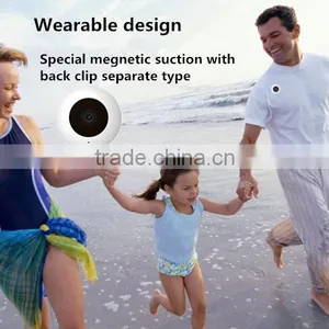 New Arrival C2 Smart Cam 720P Battery Powered Wearable WIFI Wireless Hidden IP Camera thumbnail-4