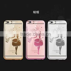 Wholesale Diamond Electroplate TPU Mobile Phone Case For IPhone 6 6Plus thumbnail-6